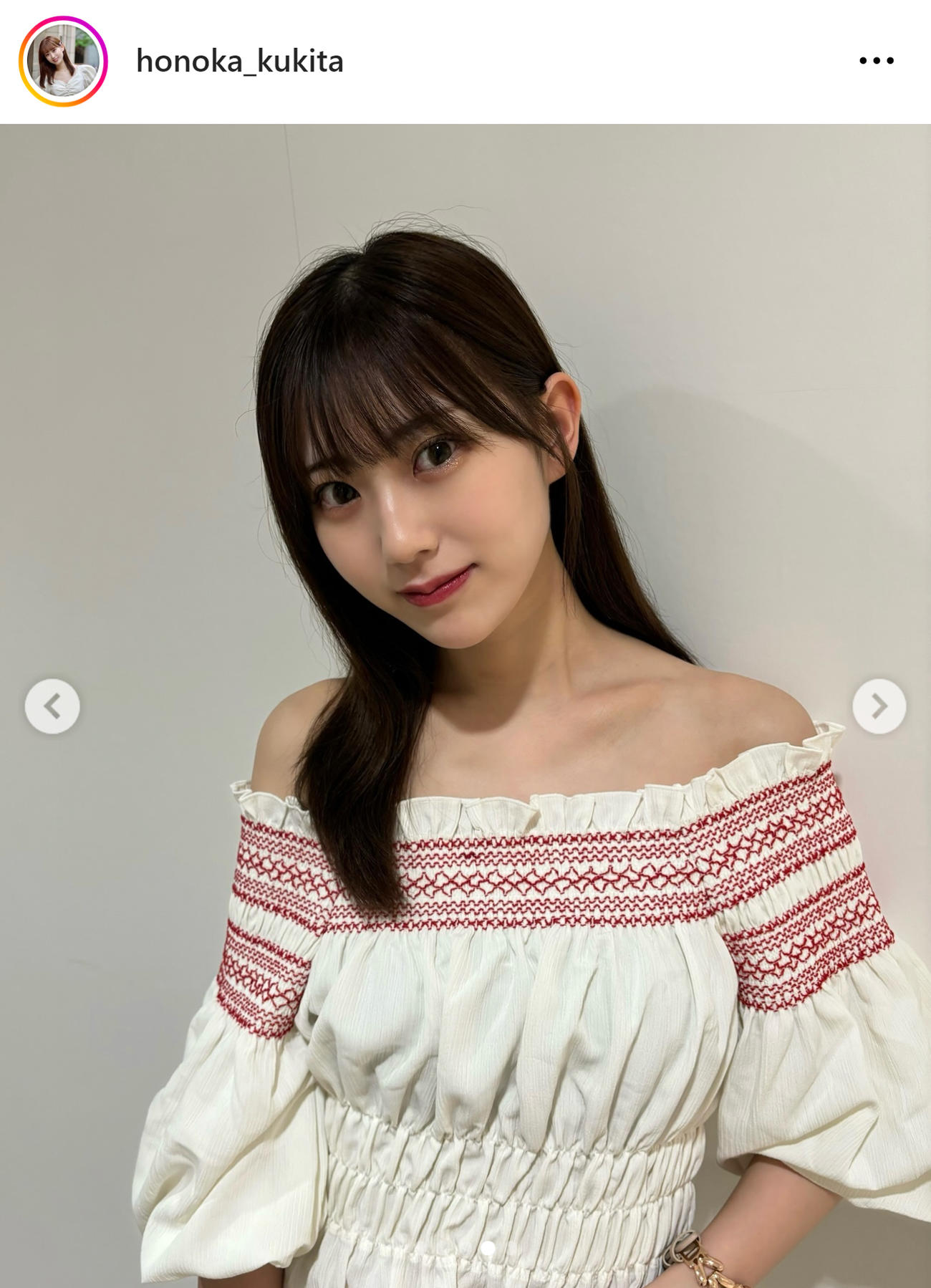 久木田帆乃夏のインスタグラムから