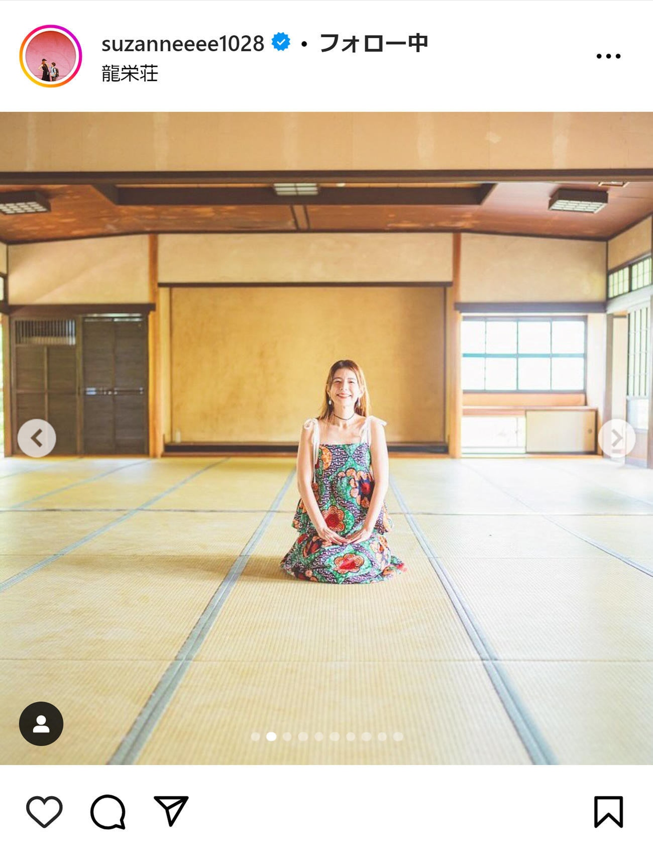 スザンヌのインスタグラムから