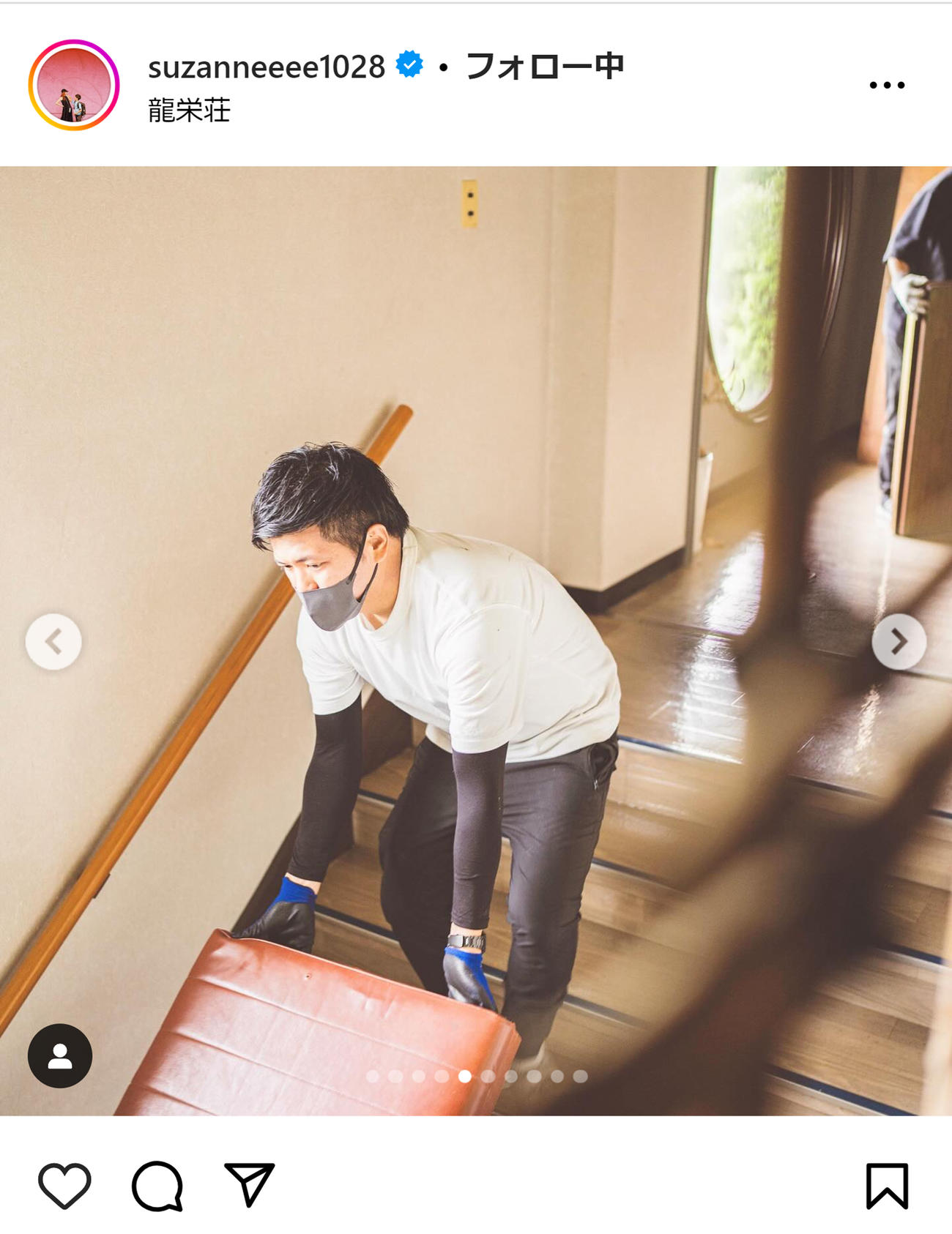 スザンヌのインスタグラムから