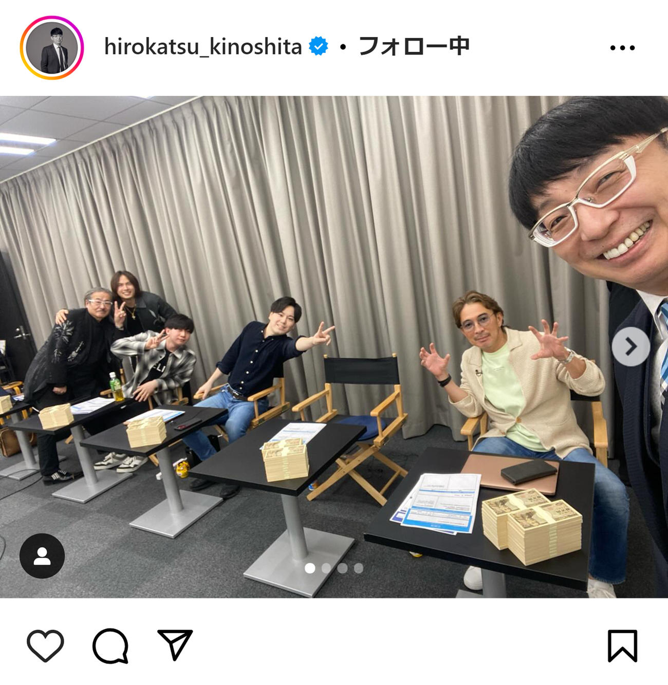 木下博勝氏のインスタグラムから
