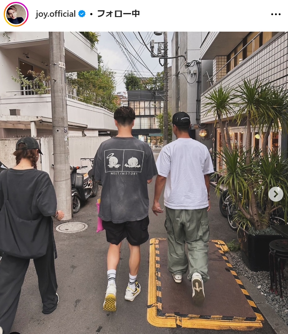 JOYのインスタグラムから