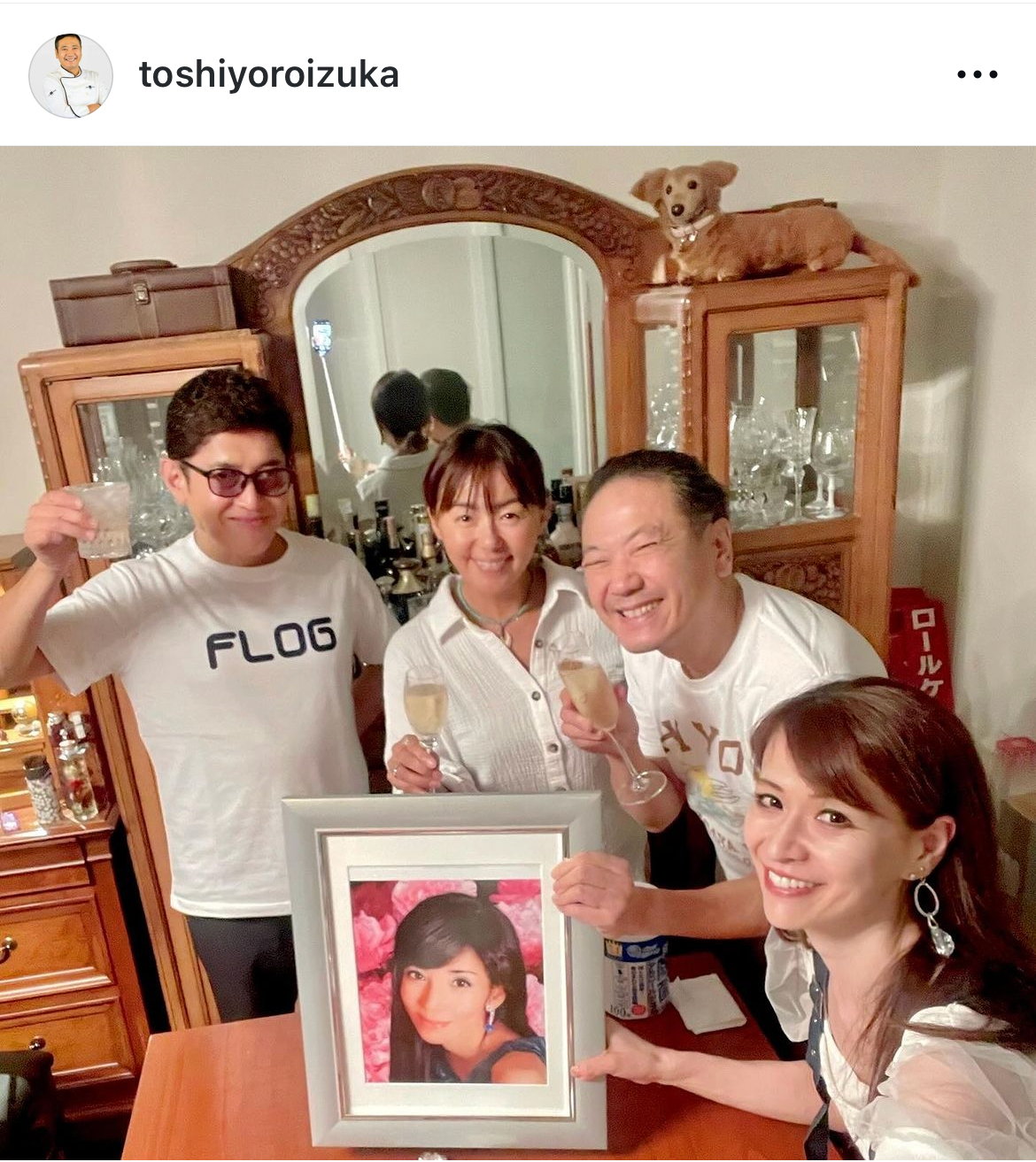 鎧塚俊彦氏のインスタグラムから