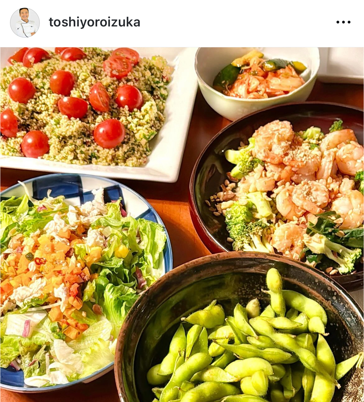 鎧塚俊彦氏のインスタグラムから