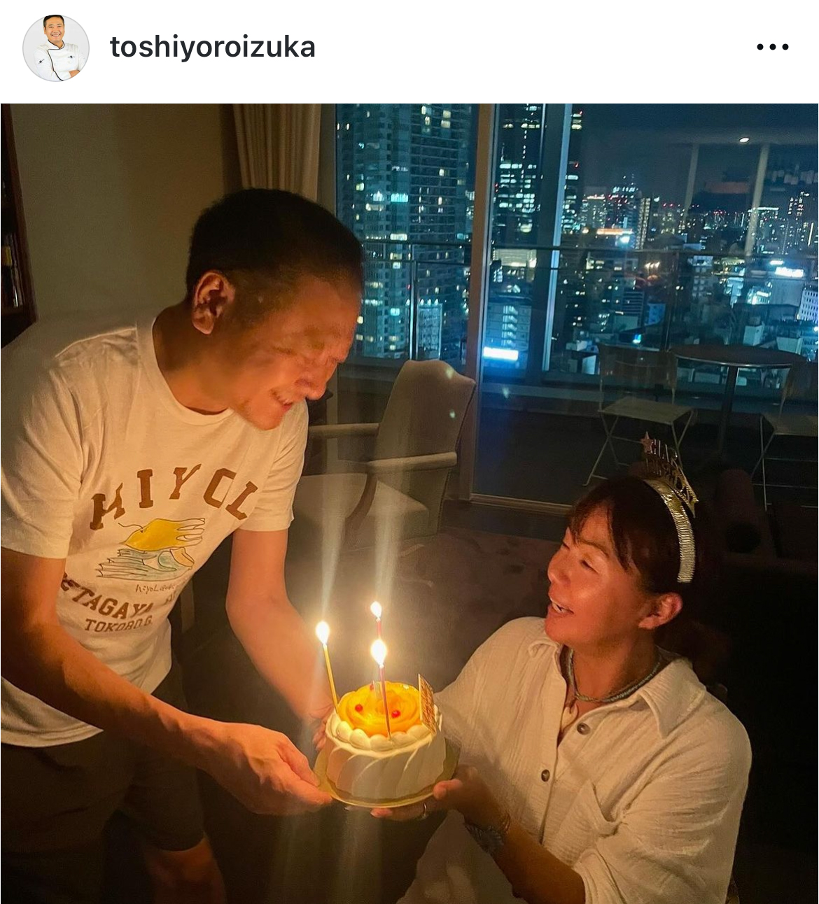 鎧塚俊彦氏のインスタグラムから