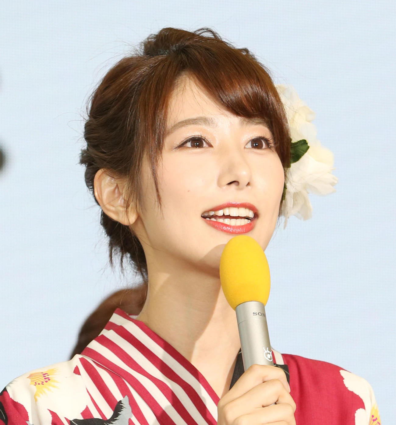 フジ海老原優香アナ（2018年6月撮影）