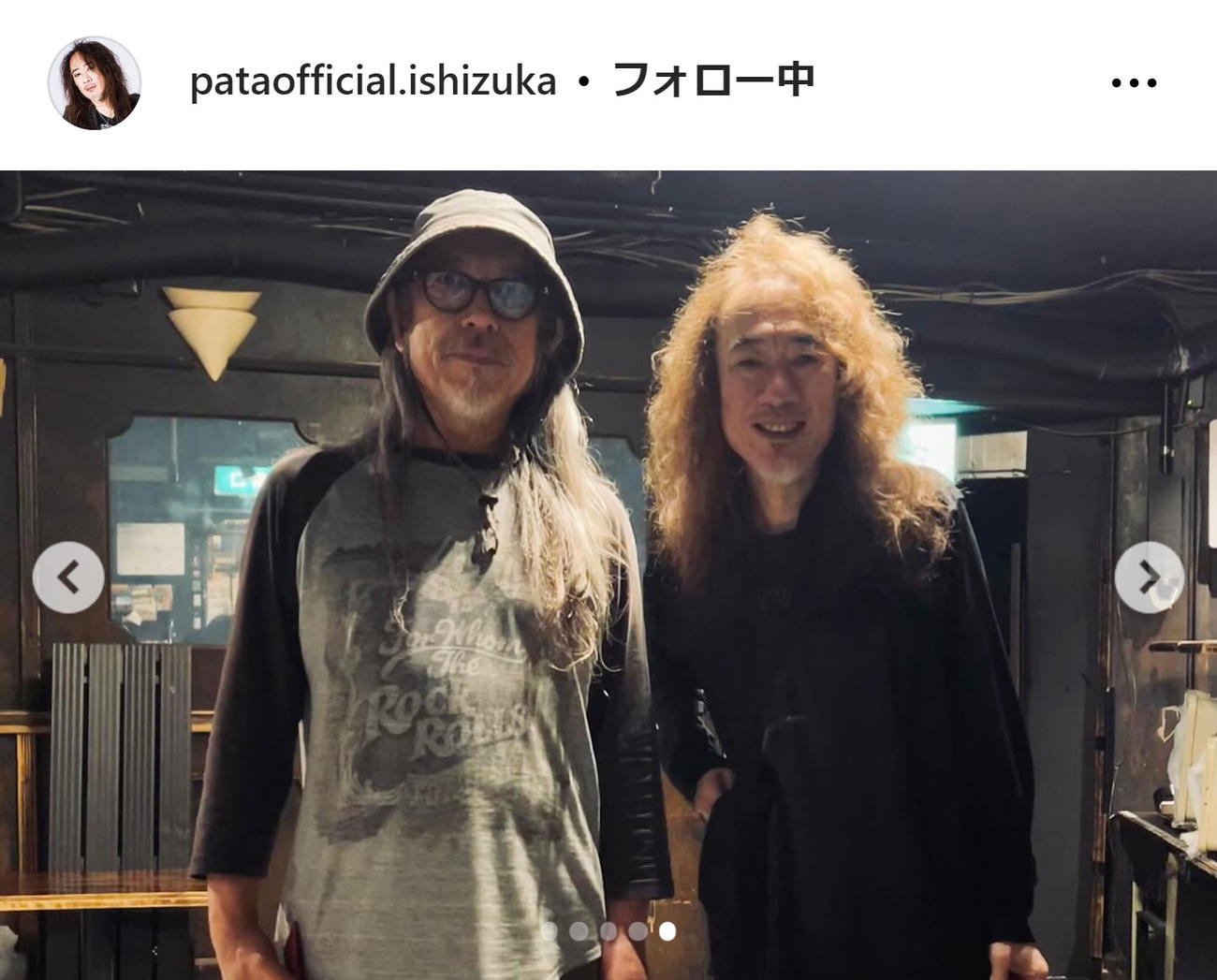PATAのインスタグラムから