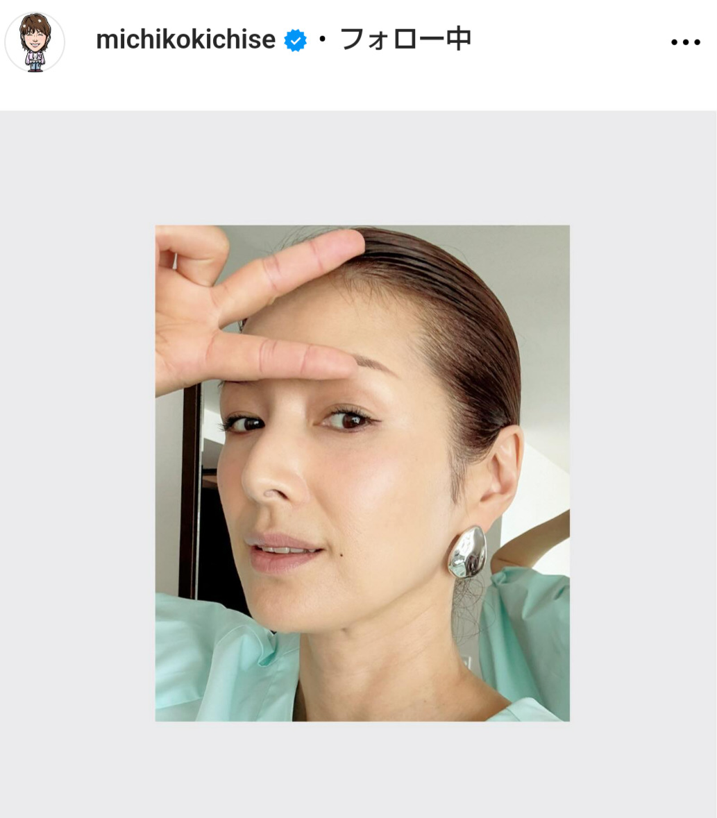 吉瀬美智子のインスタグラムから