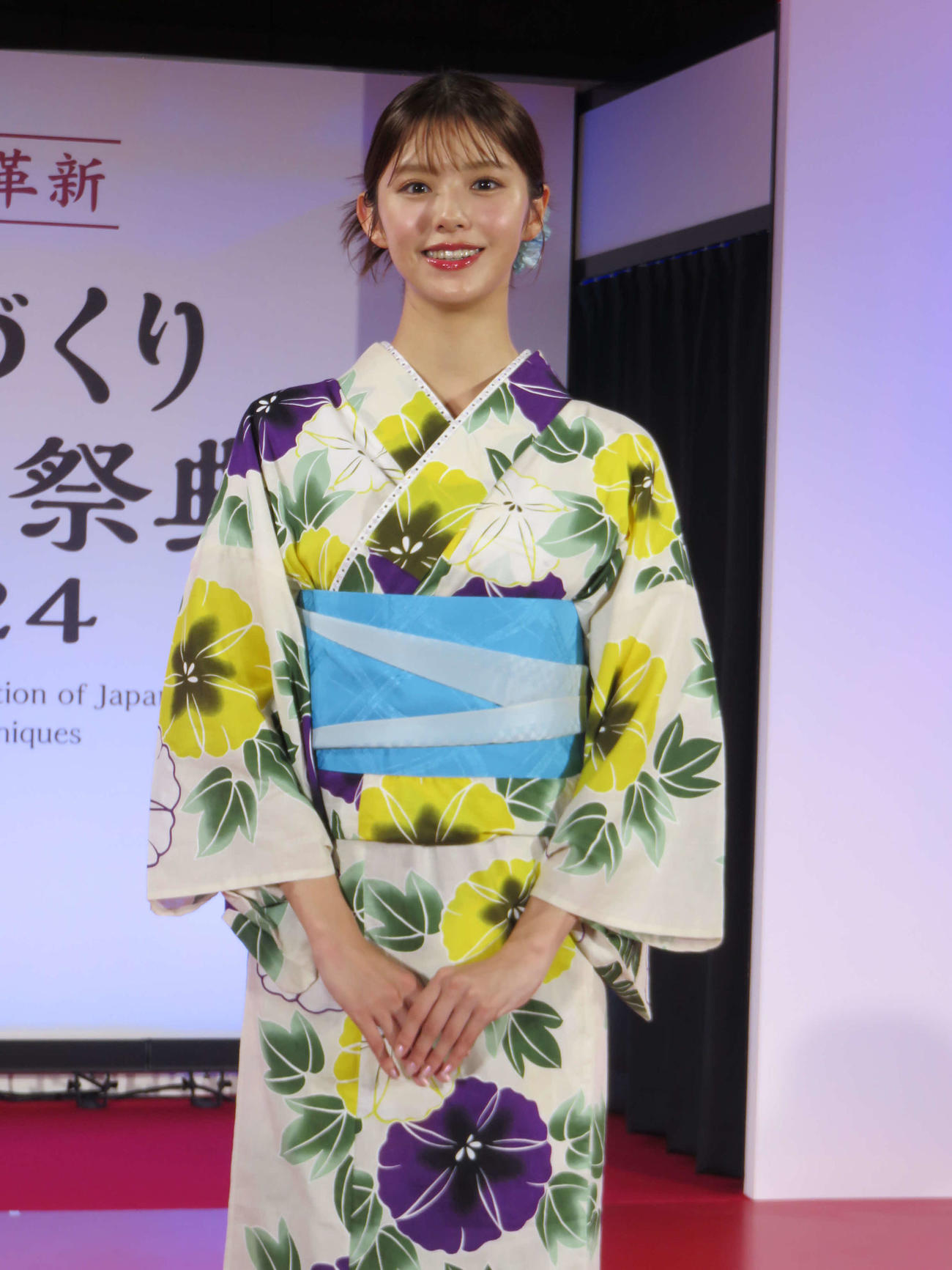 「ものづくり・匠の技の祭典2024」に出席した鈴木ゆうか