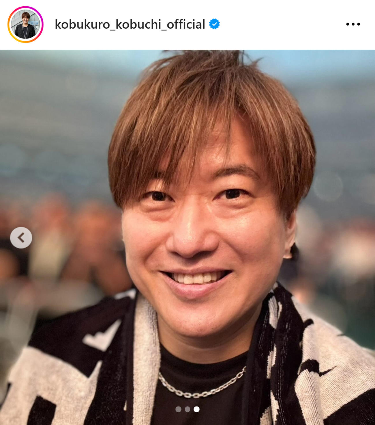 コブクロ小渕健太郎のインスタグラムから