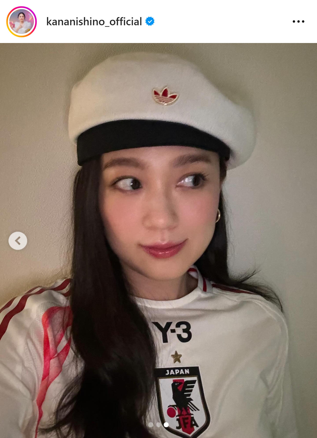 西野カナのインスタグラムから