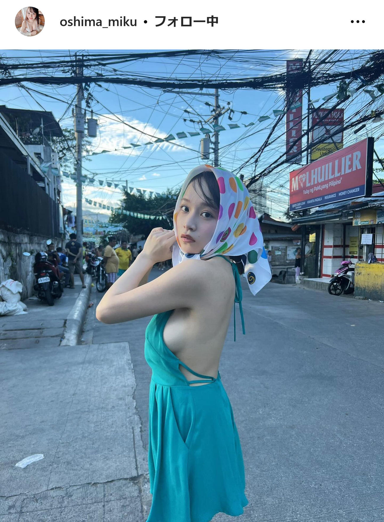 大嶋みくインスタグラムから