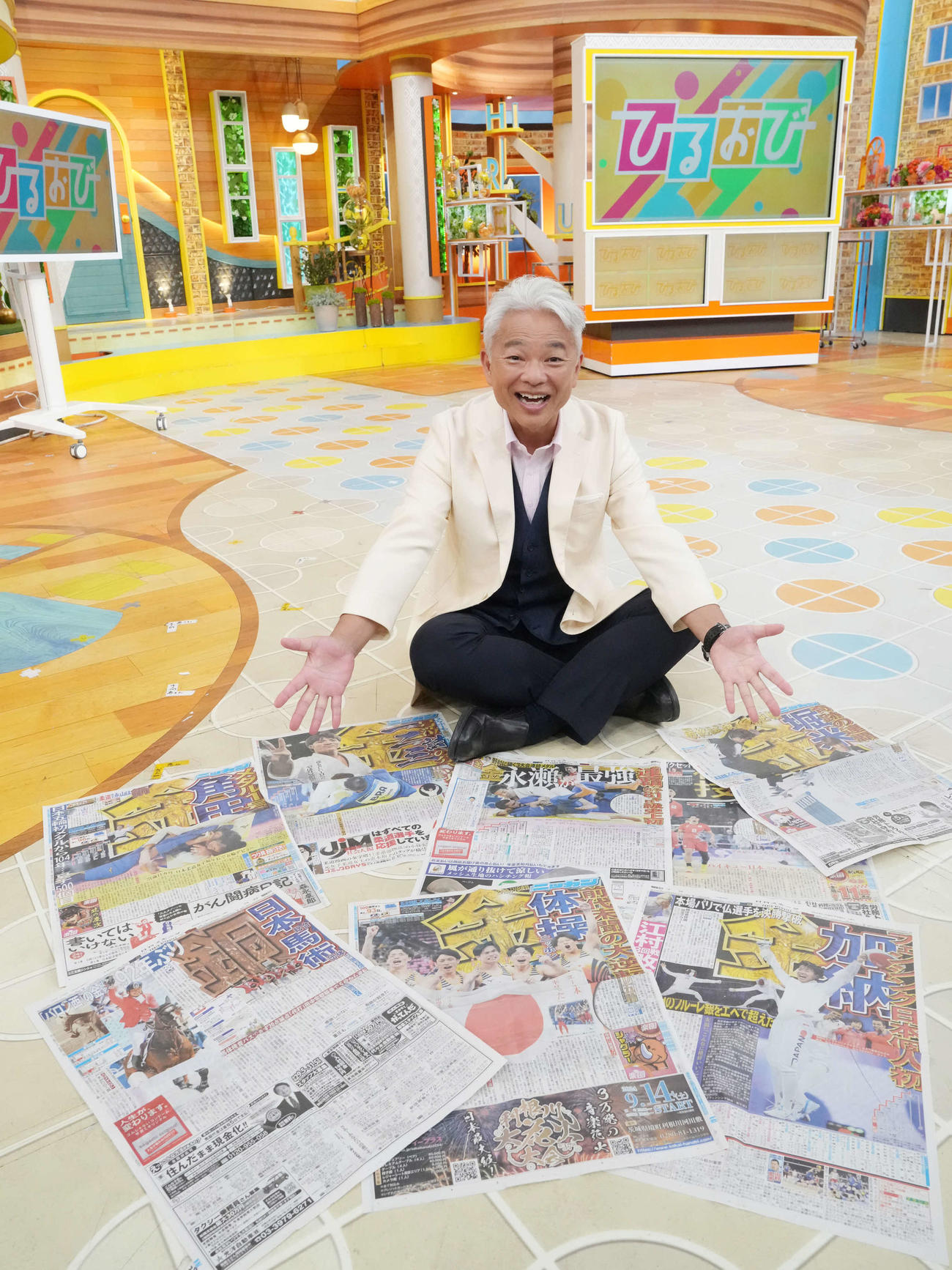 番組開始から15周年を迎えたTBSテレビ「ひるおび」の総合司会を務める恵俊彰氏。開催中のパリ五輪も視聴者の目線に立ち分かりやすく伝えている（撮影・小沢裕）