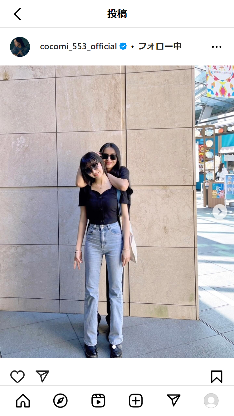 Cocomiのインスタグラムから