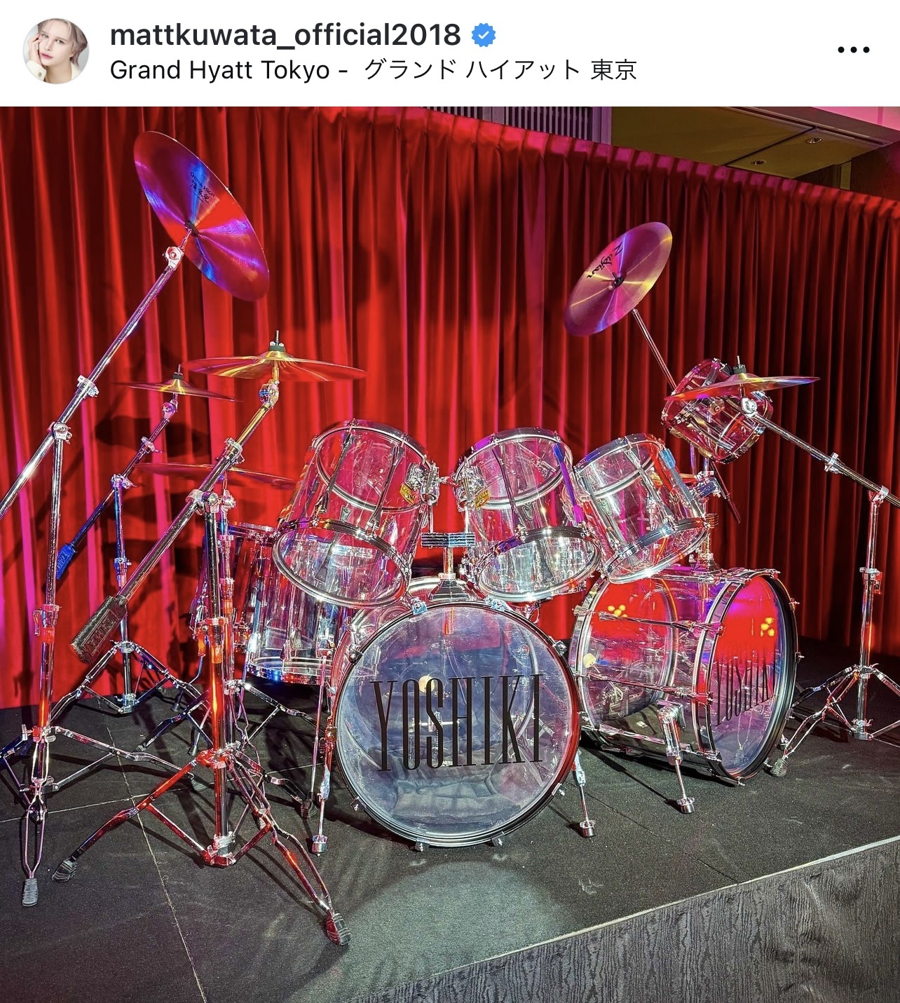 Matt Roseのインスタグラムから