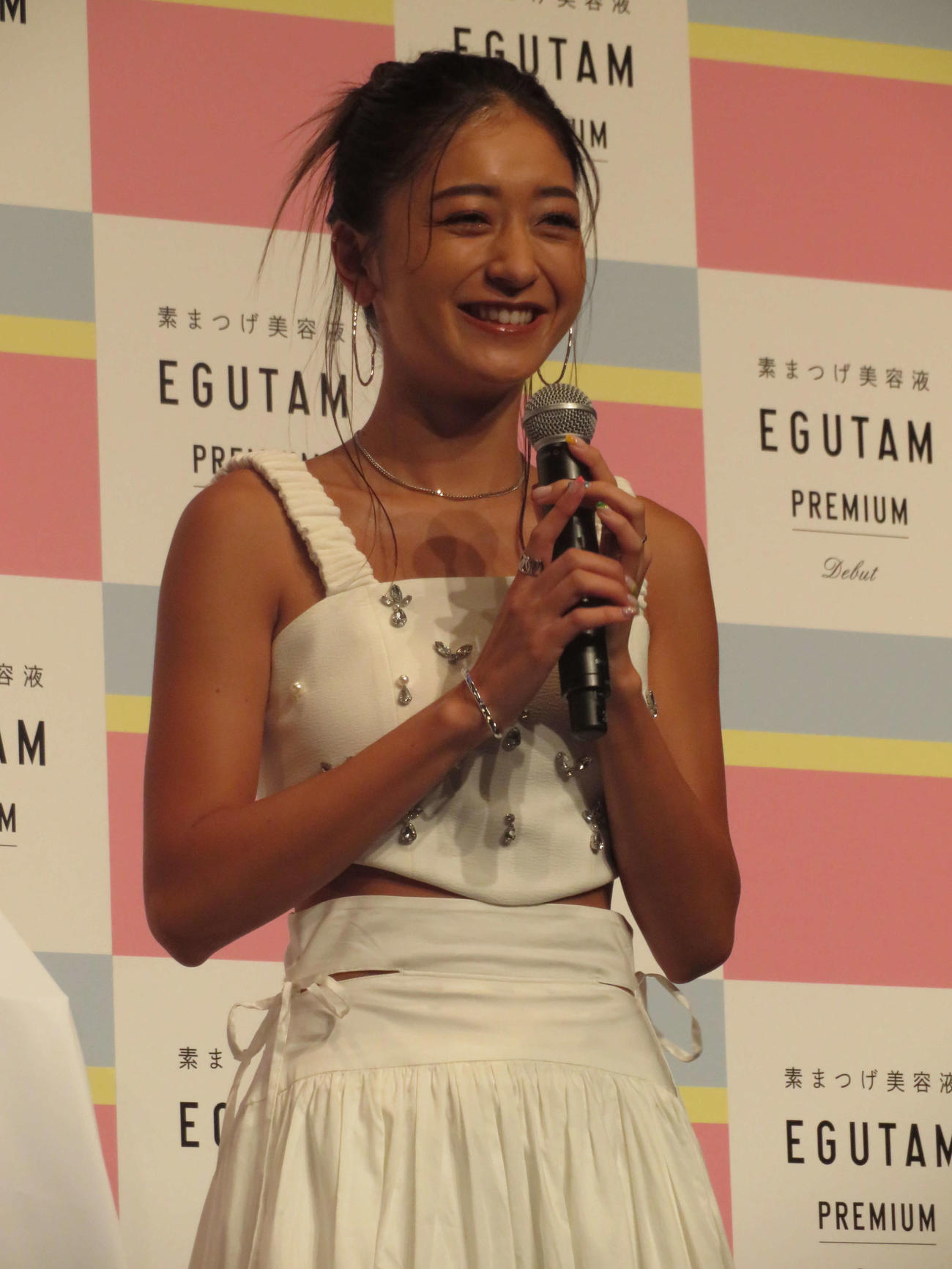 エグータムシリーズ新作発表会に出席した池田美優
