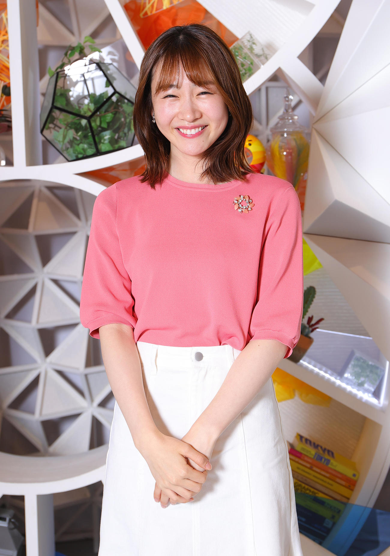 フジテレビ岸本理沙アナウンサー（2023年5月撮影）