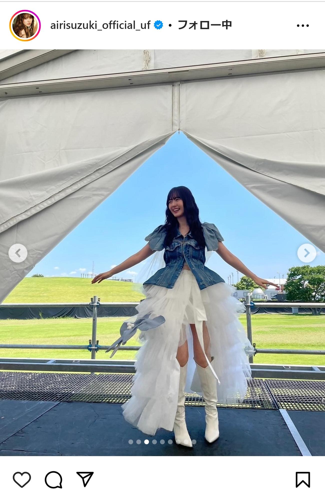 鈴木愛理のインスタグラムから