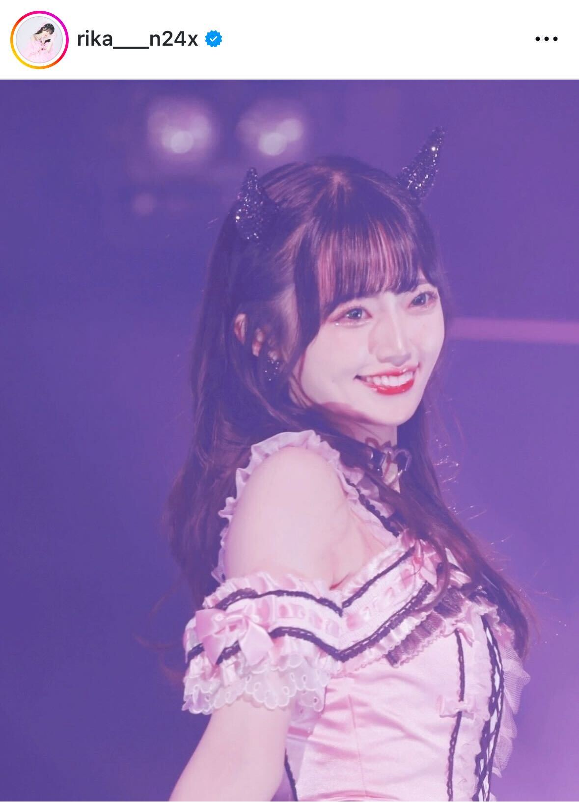 中井りかのインスタグラムから