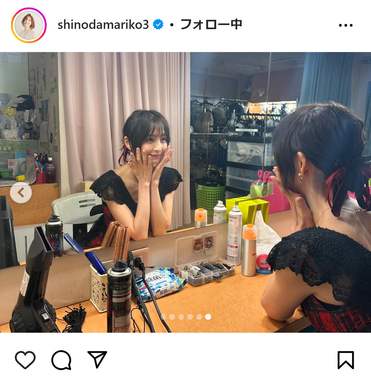 篠田麻里子のインスタグラムから