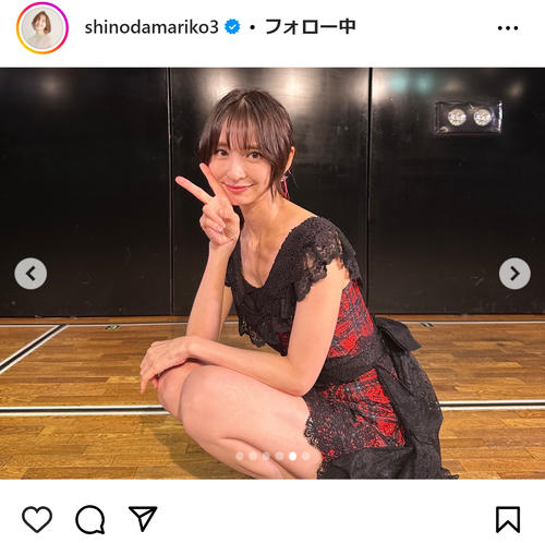 篠田麻里子、現役メンバーに劣らないミニスカ姿を披露 「全然変わら