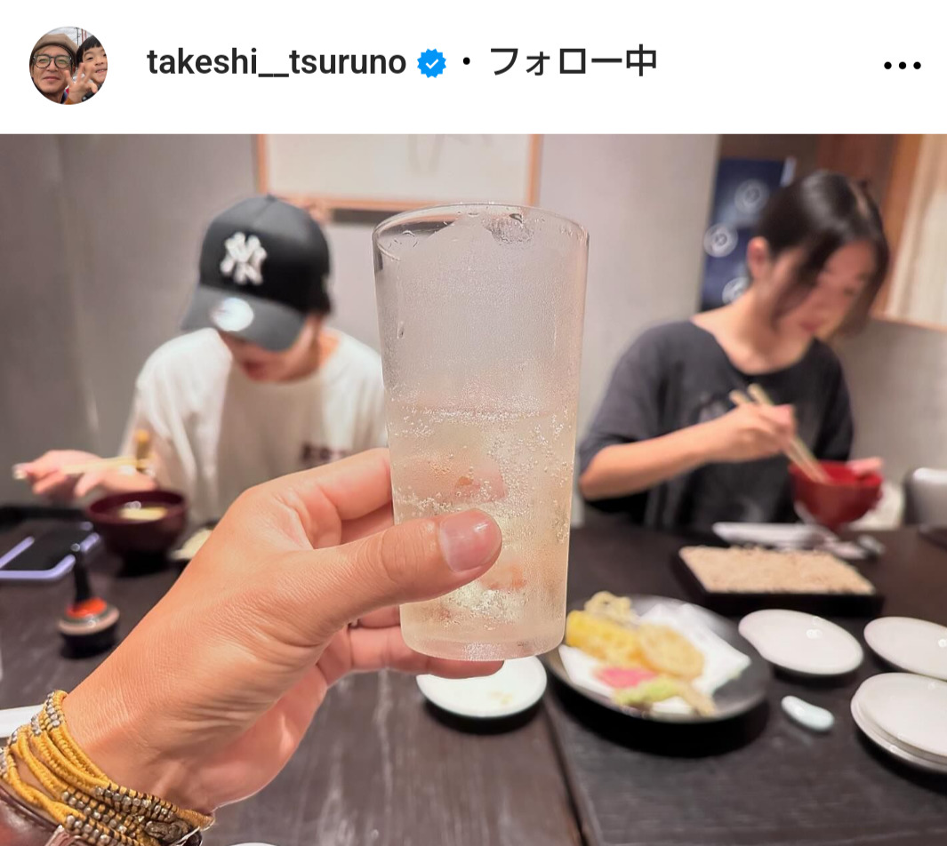 つるの剛士のインスタグラムから