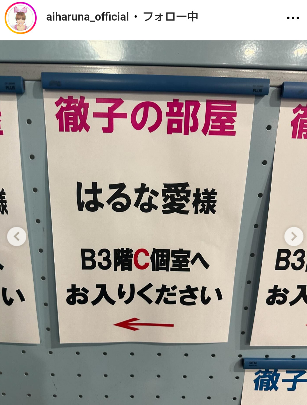 はるな愛のインスタグラムから