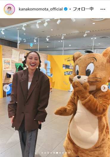 百田夏菜子のインスタグラムから