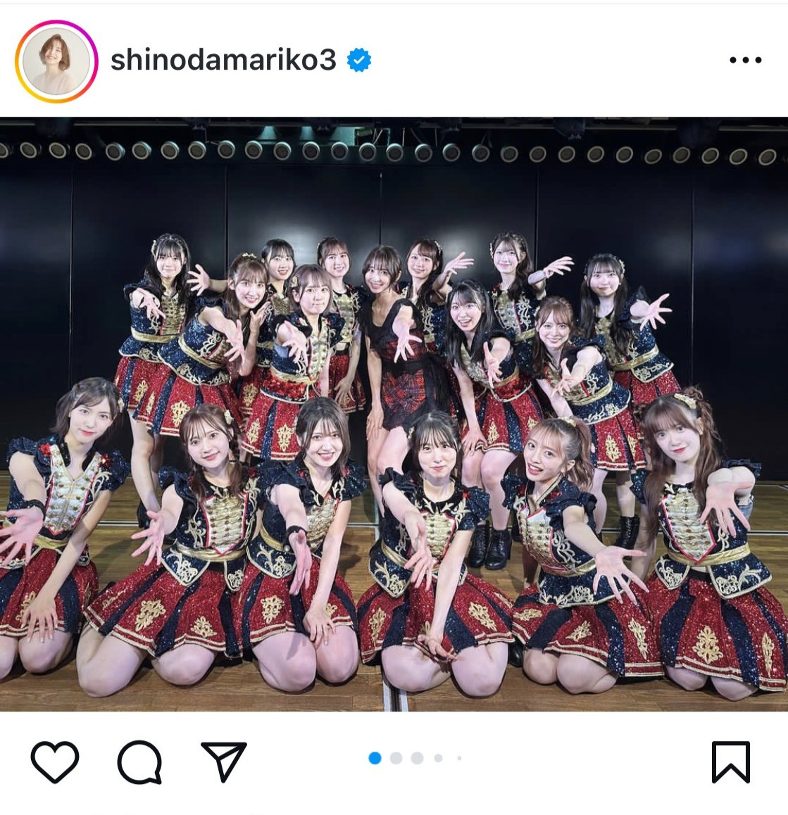 篠田麻里子のインスタグラムから