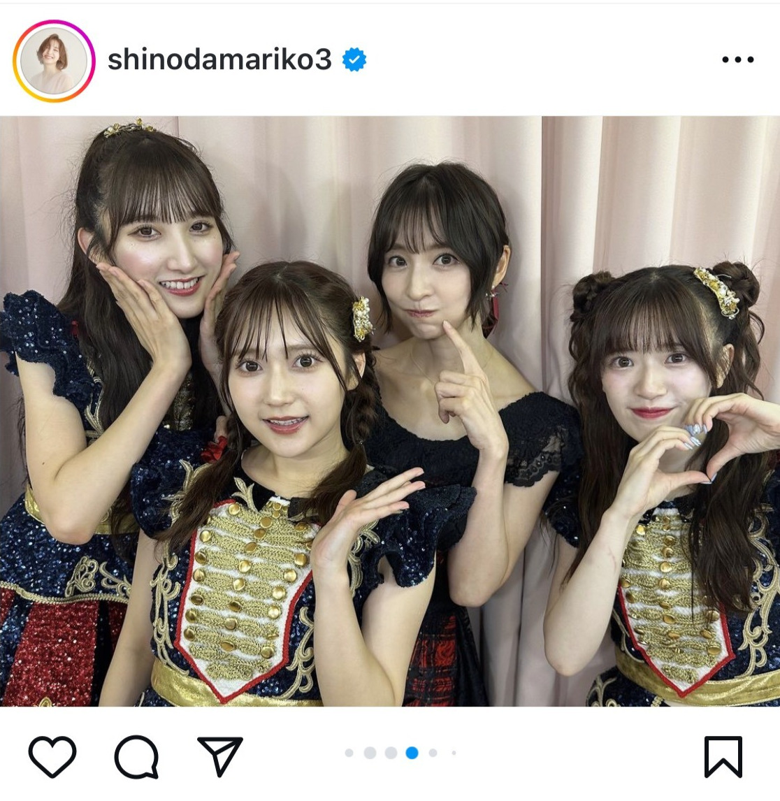 篠田麻里子のインスタグラムから