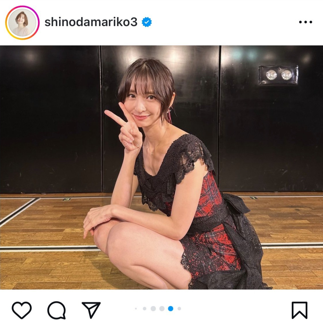 篠田麻里子のインスタグラムから