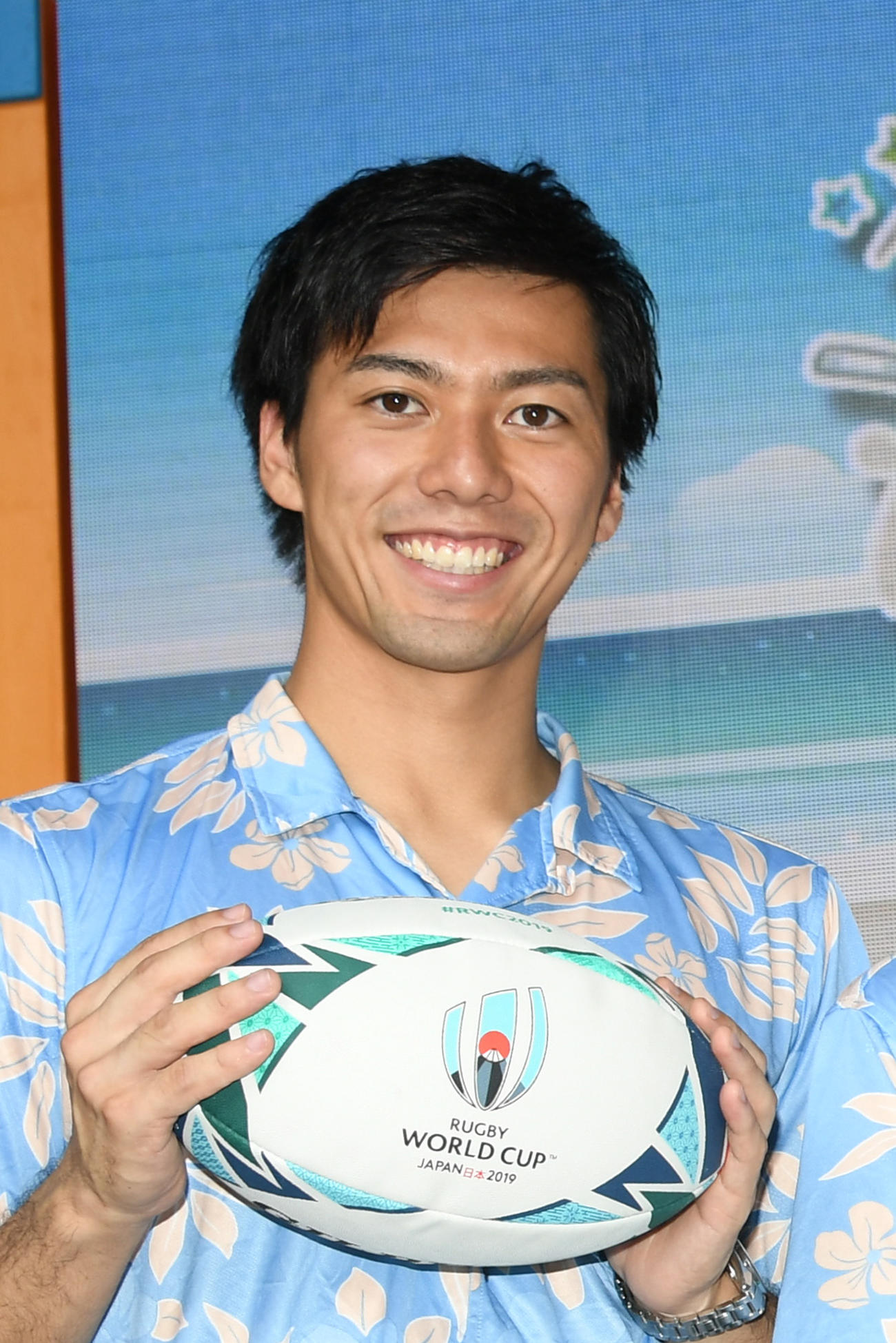 日本テレビ大町怜央アナ（2019年8月撮影）