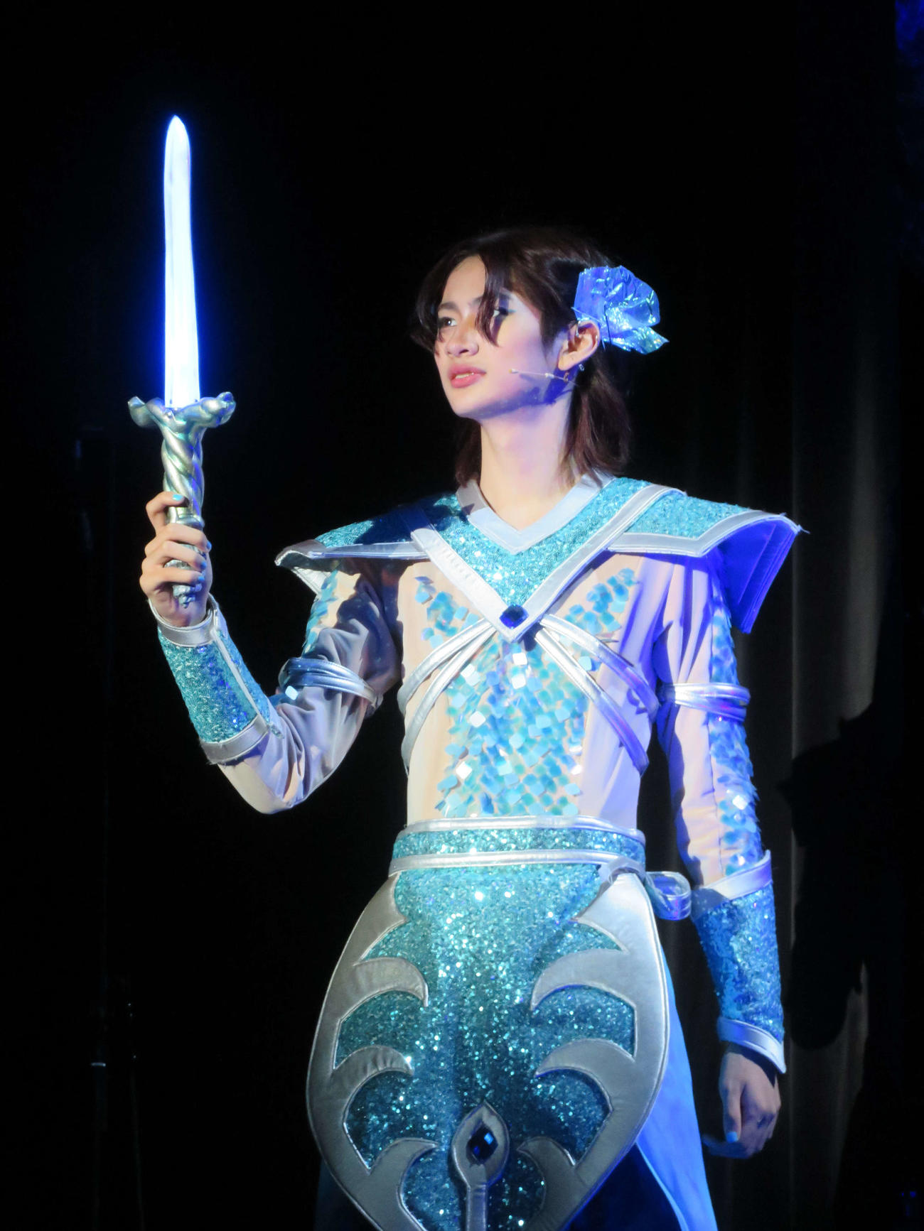 海の音楽劇「プリンス・オブ・マーメイド～海と人がともに生きる～」』公開ゲネプロで人魚の王子タリクを演じる市村優汰（撮影・村上幸将）