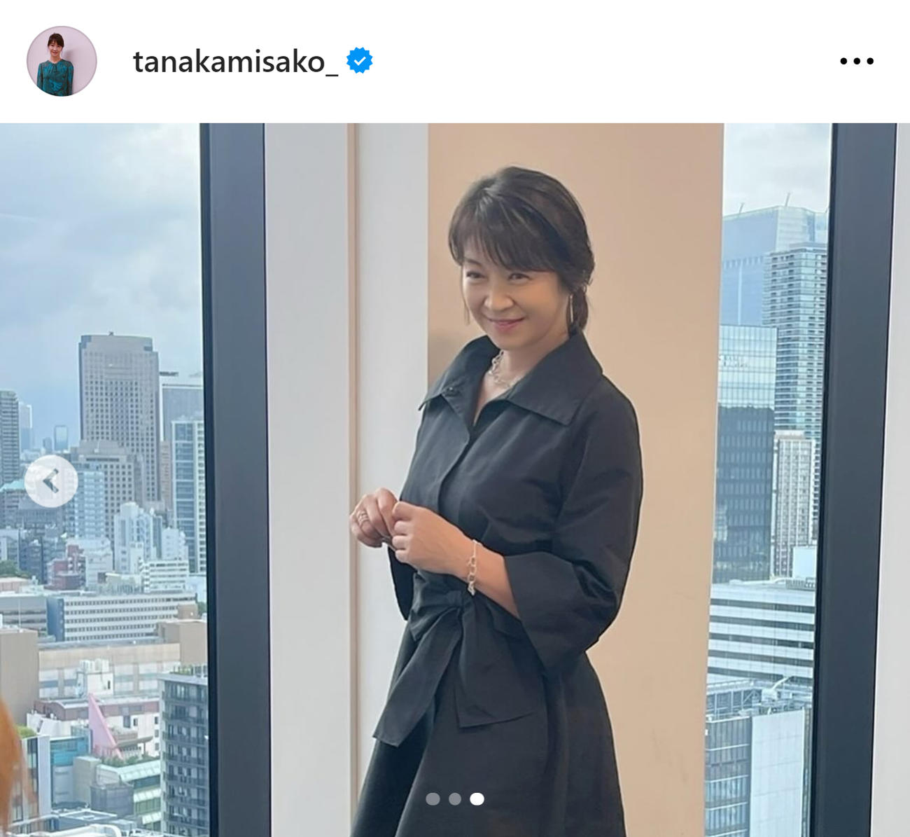 田中美佐子のインスタグラムから