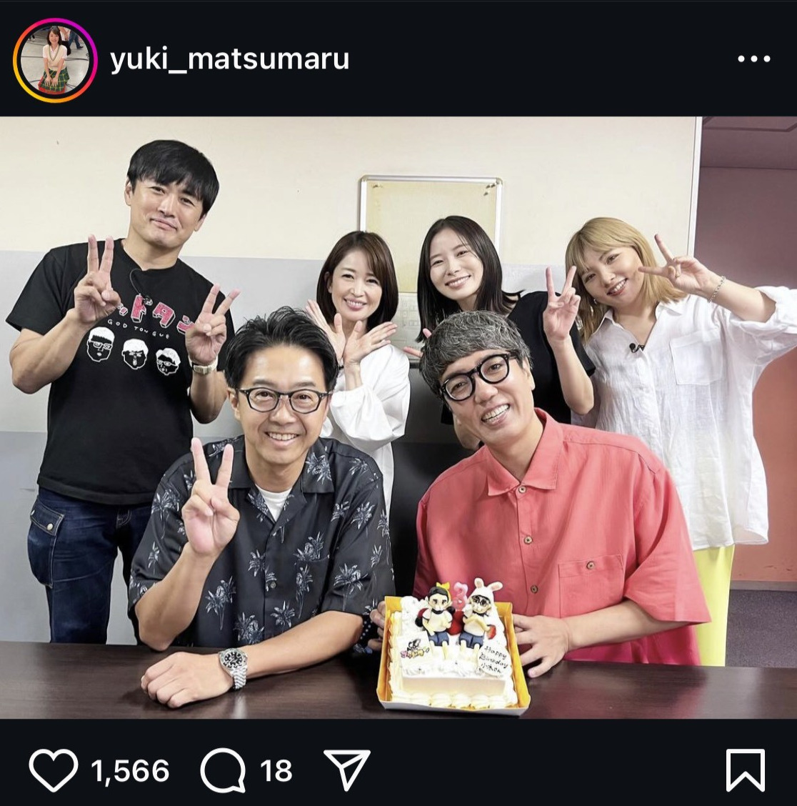 松丸友紀のインスタグラムから