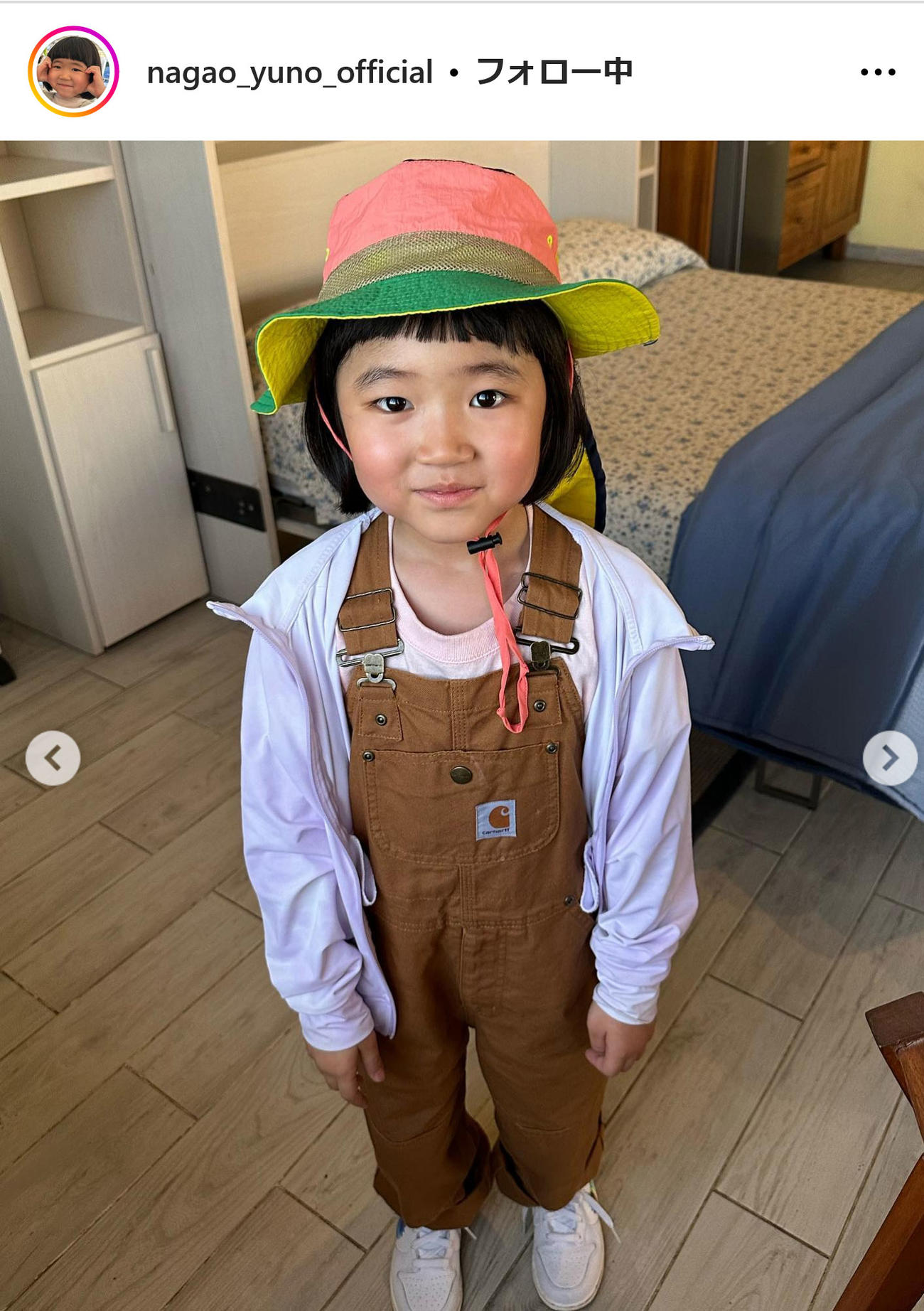 永尾柚乃インスタグラムから