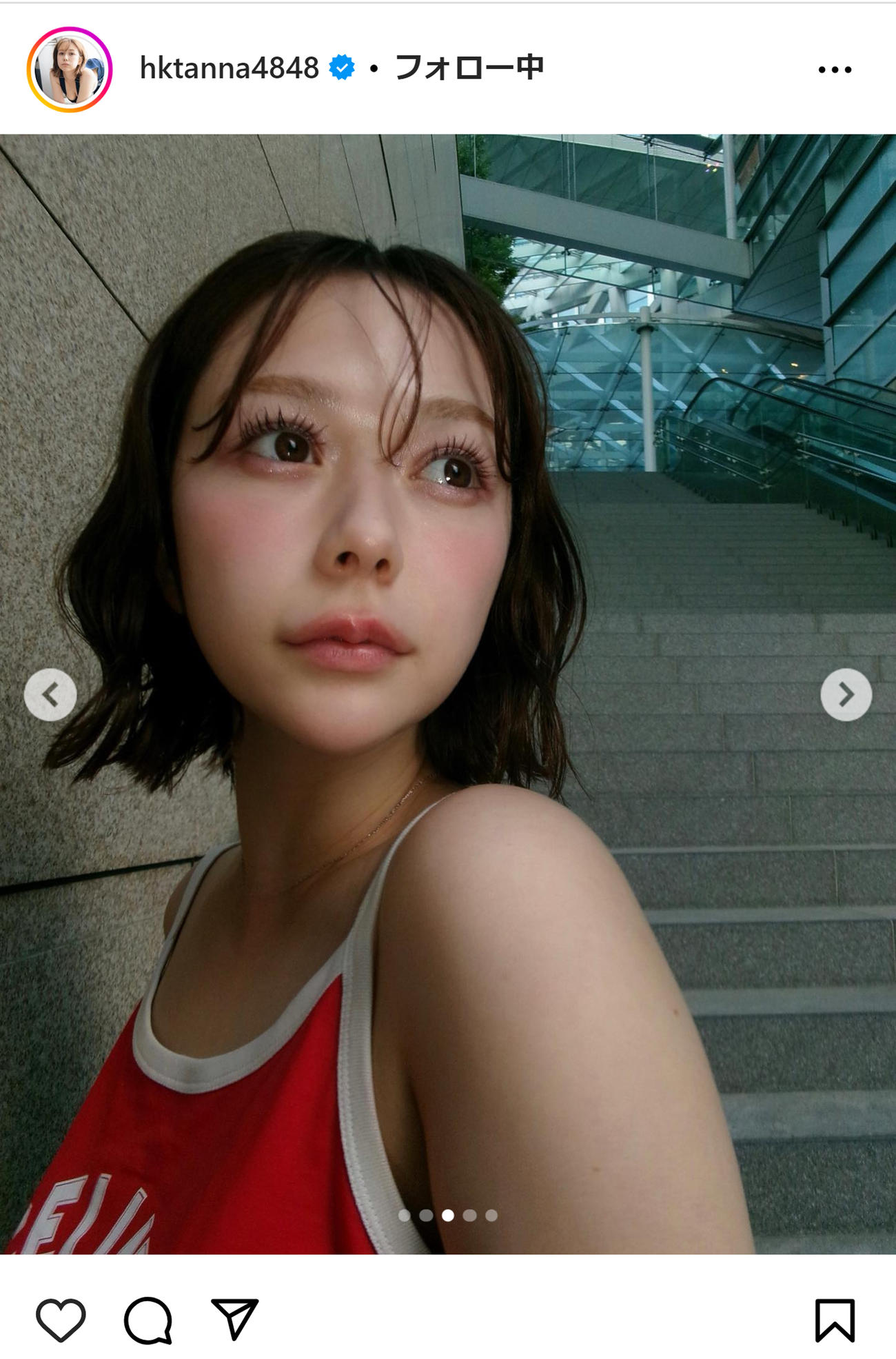 村重杏奈のインスタグラムから