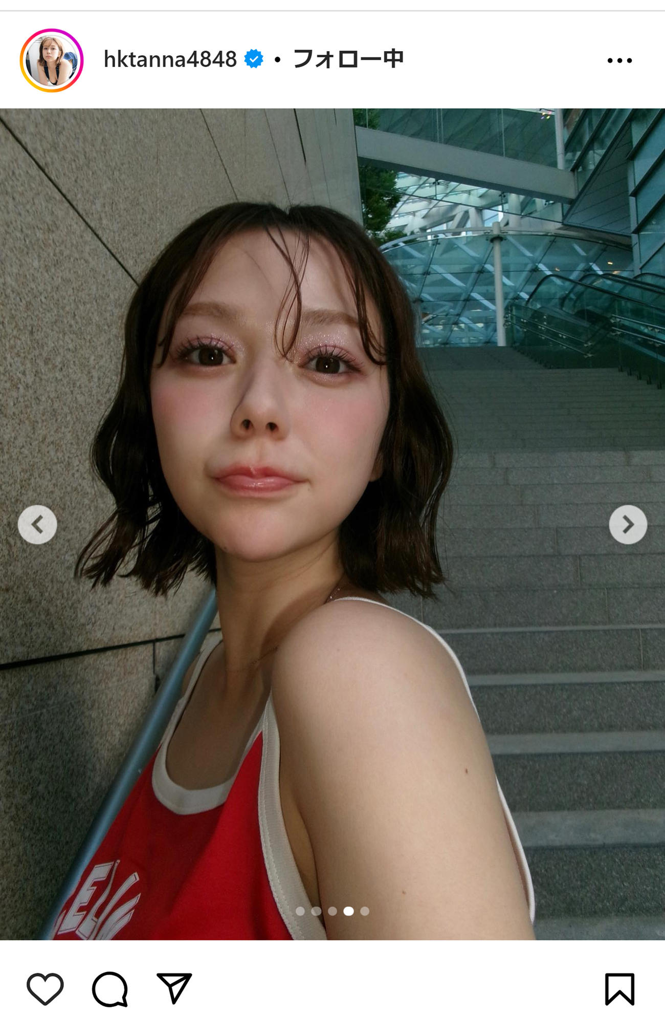 村重杏奈のインスタグラムから