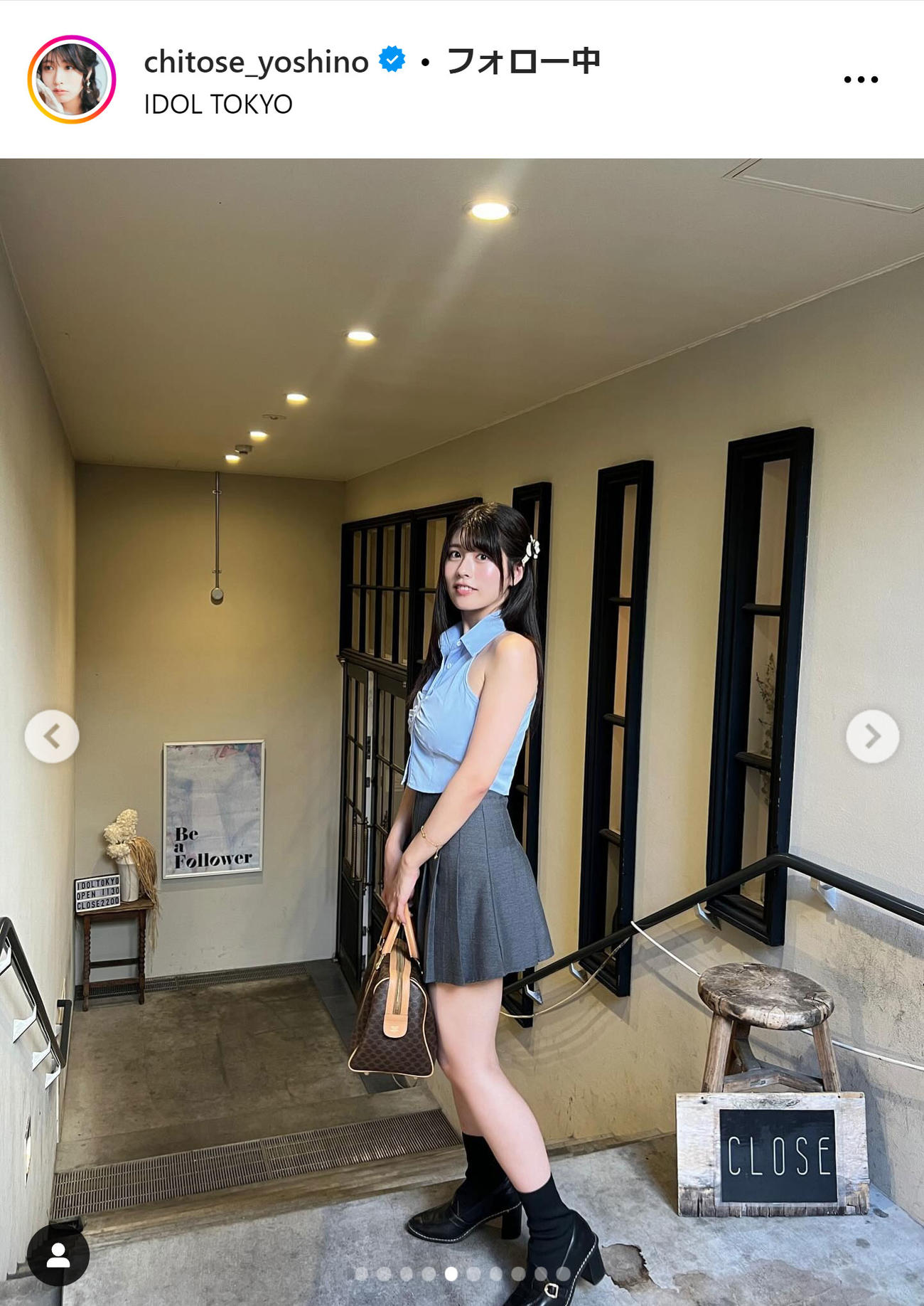 ちとせよしのインスタグラムから