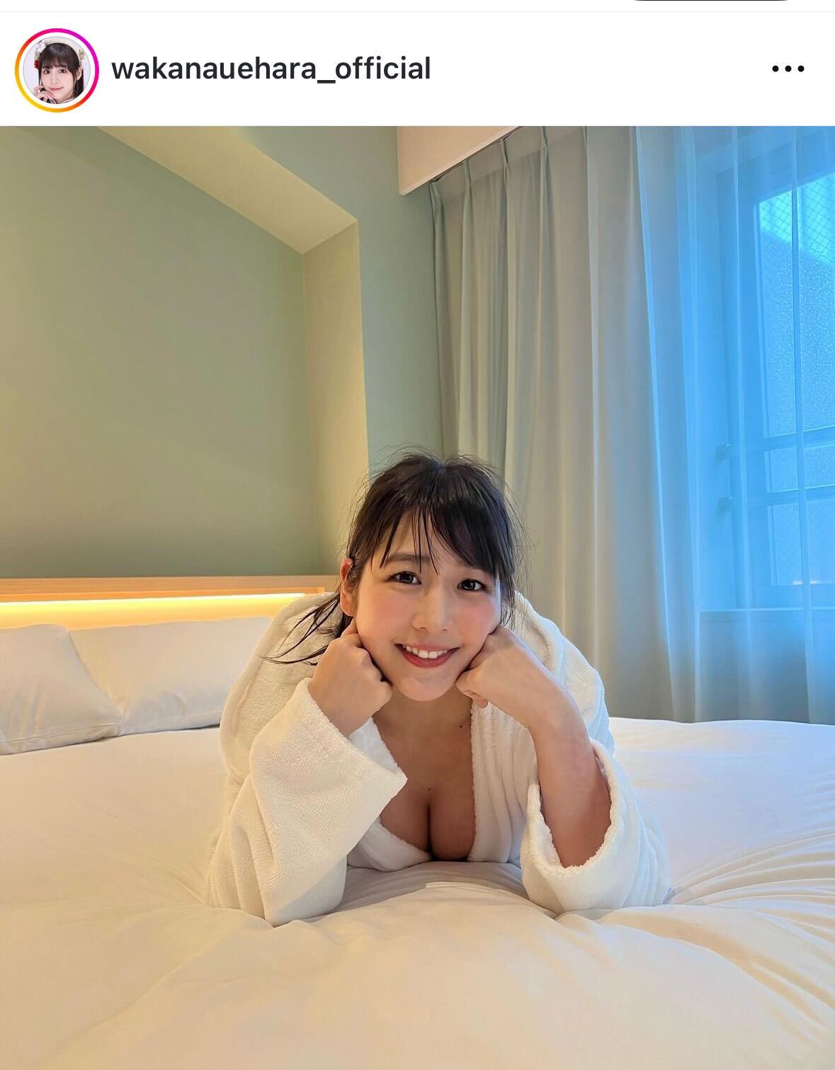 上原わかなのインスタグラムから