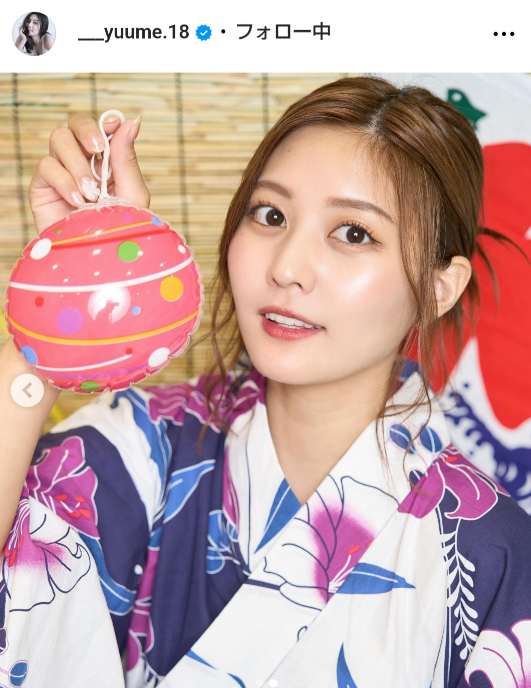 林ゆめのインスタグラムから