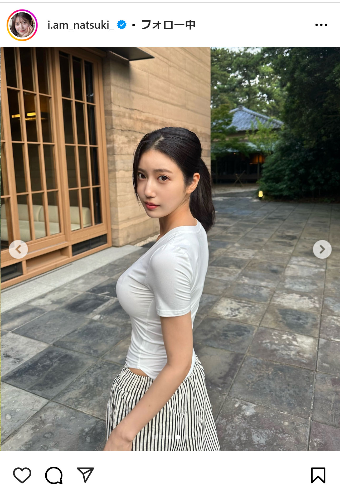 阿部なつきのインスタグラムから