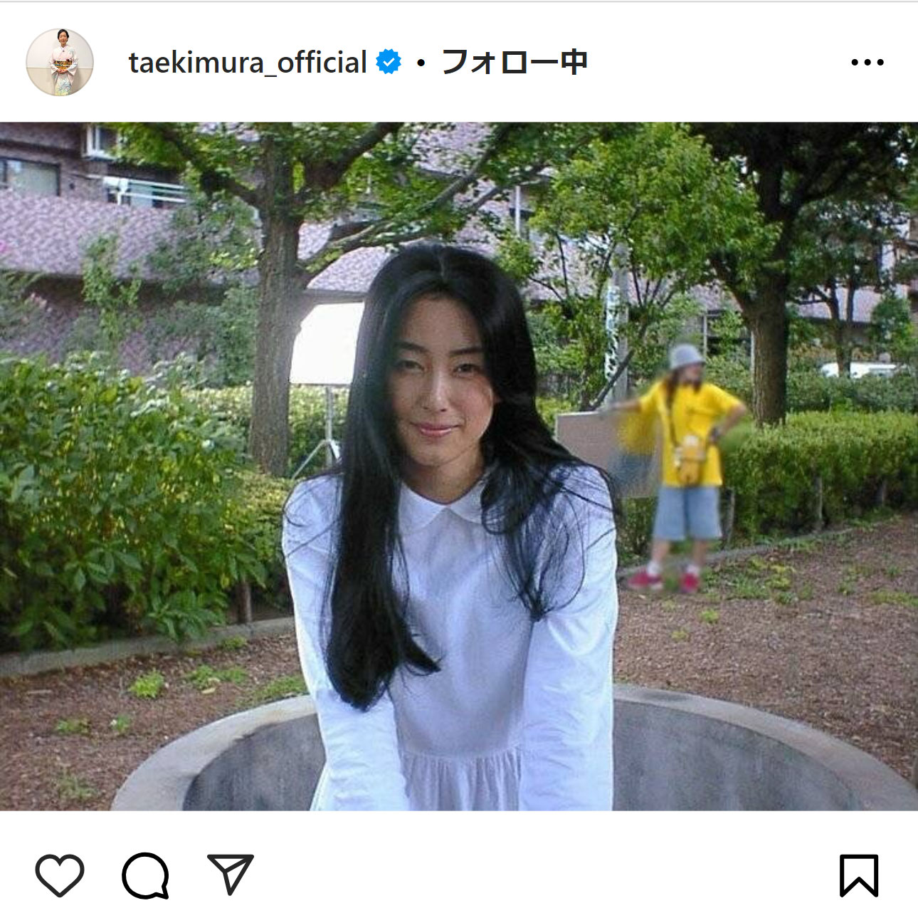 木村多江のインスタグラムから