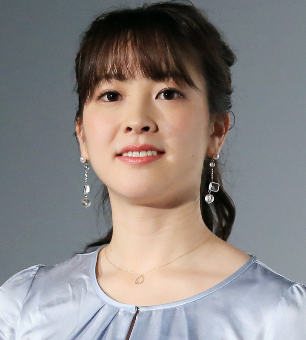 フジテレビ三上真奈アナウンサー（2019年撮影）