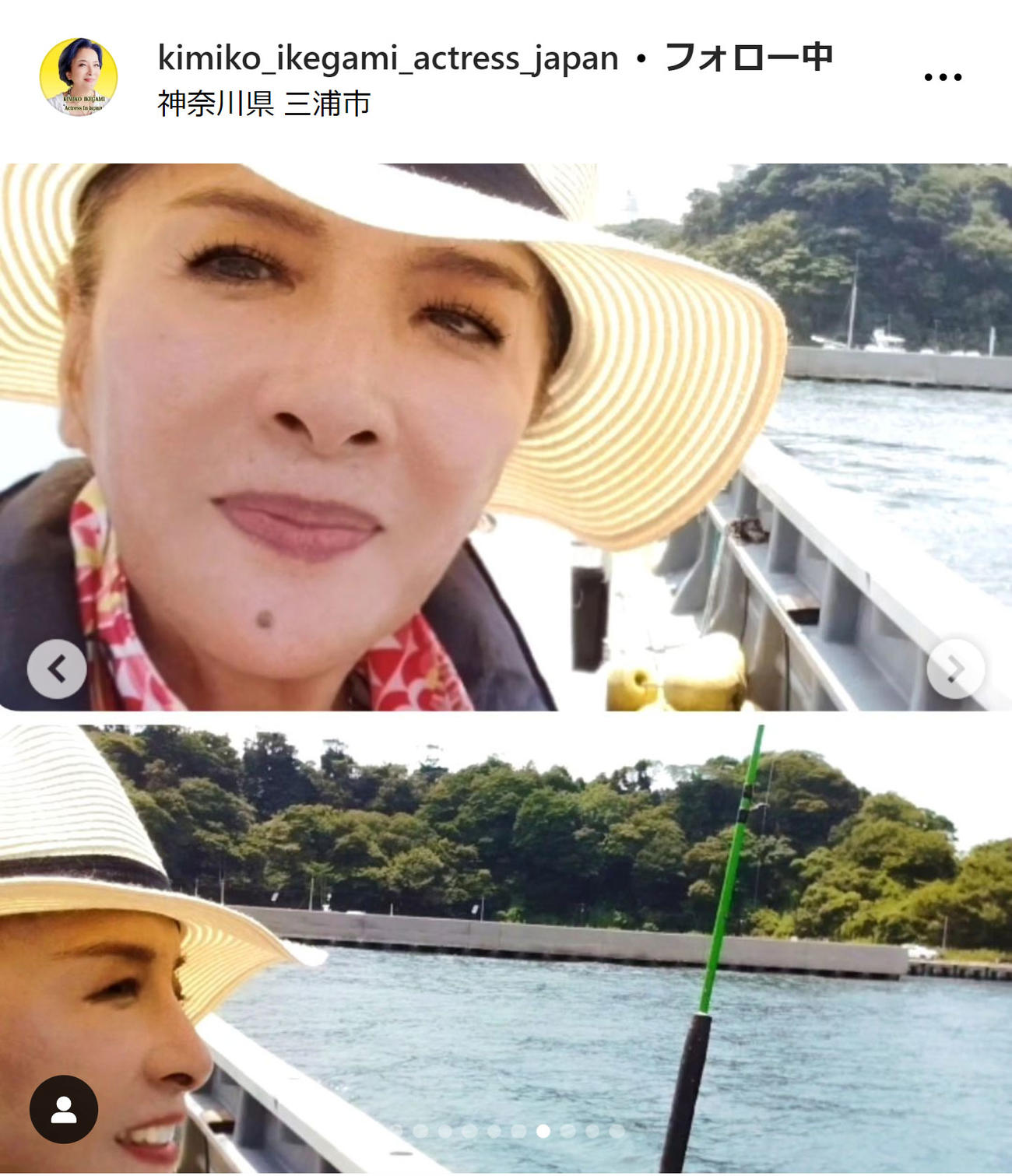 池上季実子のインスタグラムから