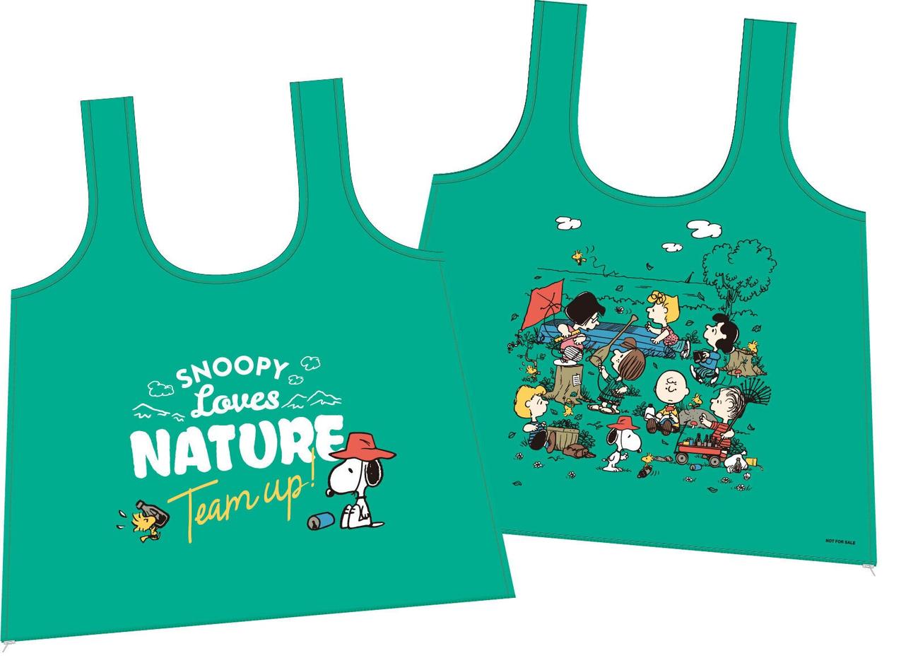 クリーンイベント「SNOOPY Loves NATURE　“Team up!”」のビブス