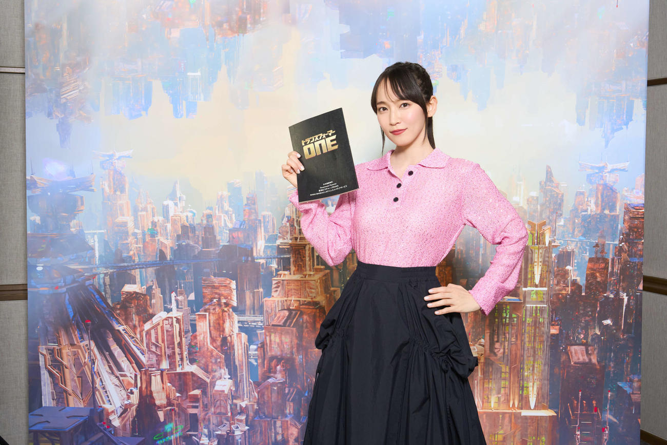 米3DCGアニメーション映画「トランスフォーマー／ONE」で、洋画の吹き替えに初挑戦した吉岡里帆