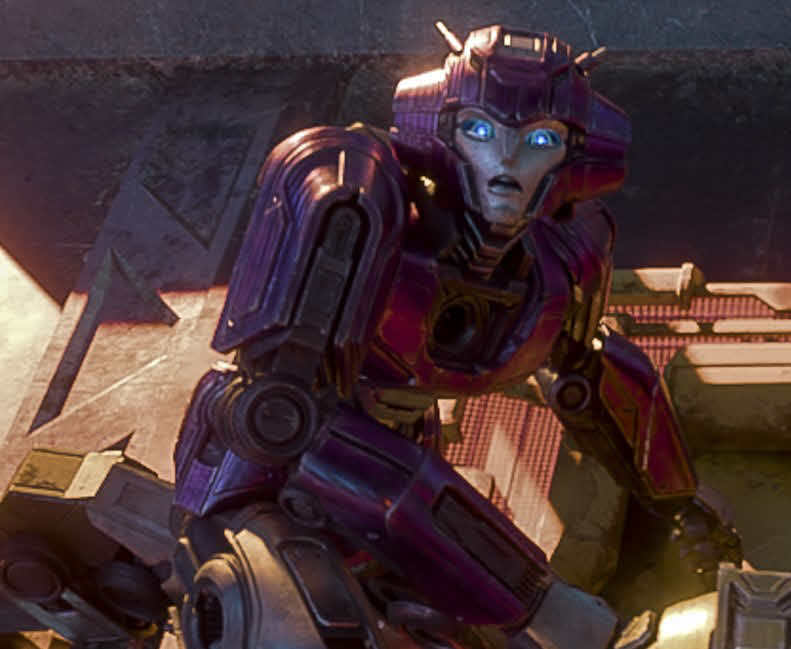 「トランスフォーマー／ONE」で、吉岡里帆が演じたエリータ－1〓2024 PARAMOUNT ANIMATION. A DIVISION OF PARAMOUNT PICTURES HASBRO. TRANSFORMERS AND ALL
RELATED CHARACTERS ARE TRADEMARKS OF HASBRO.〓2024 HASBRO