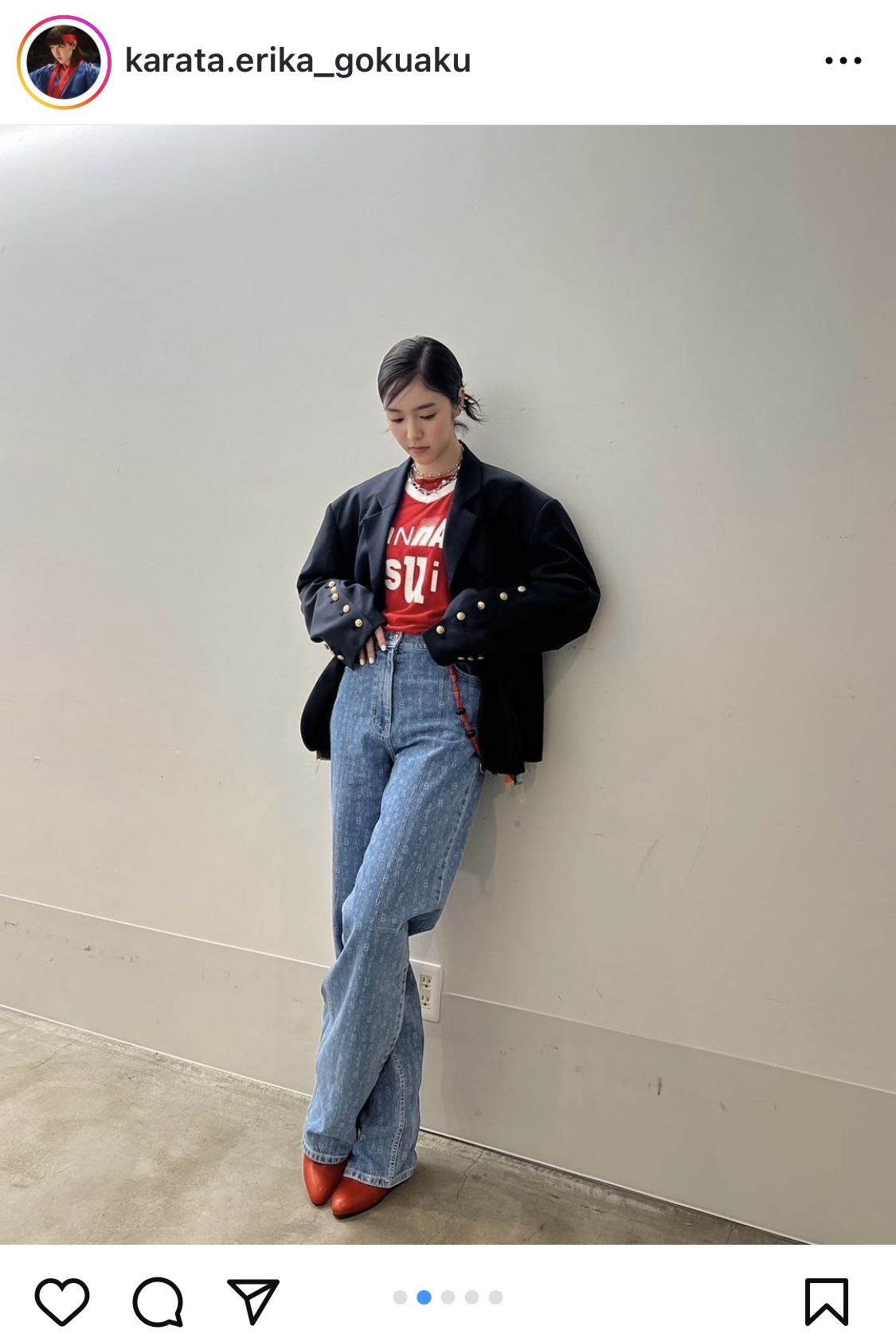 唐田えりかインスタグラムから
