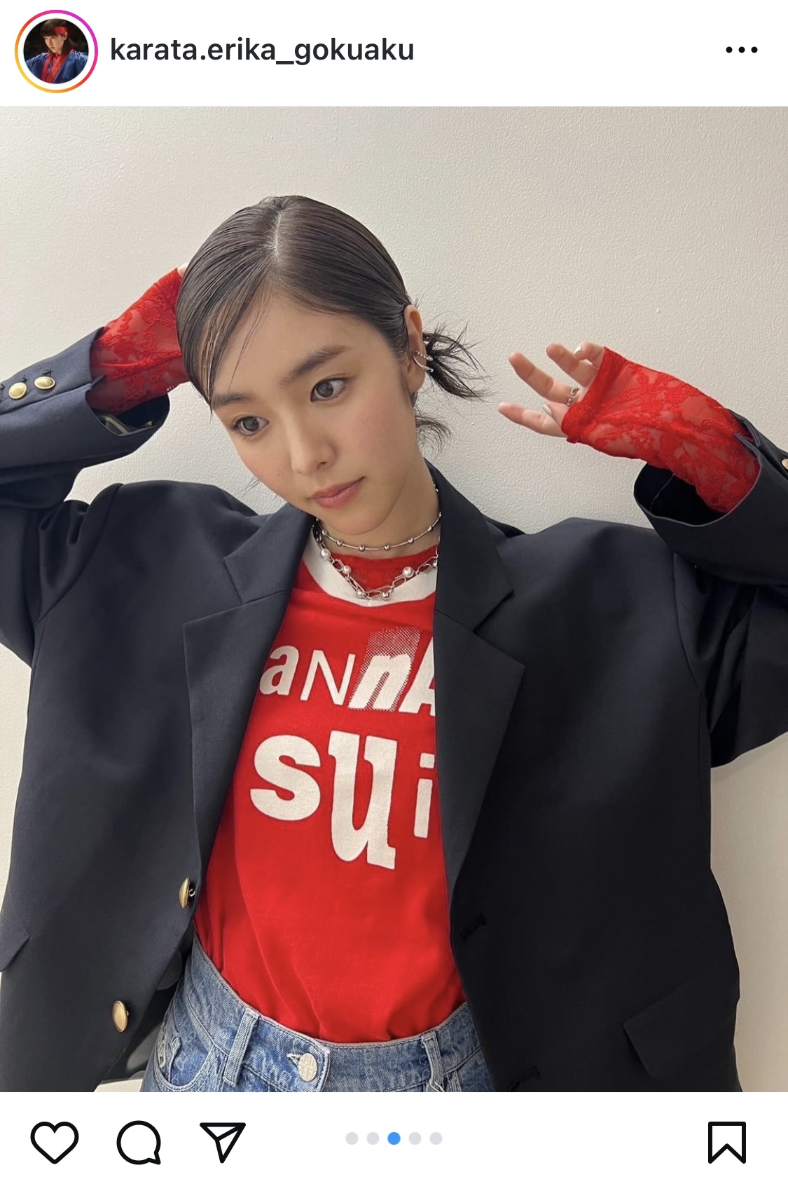 唐田えりかインスタグラムから