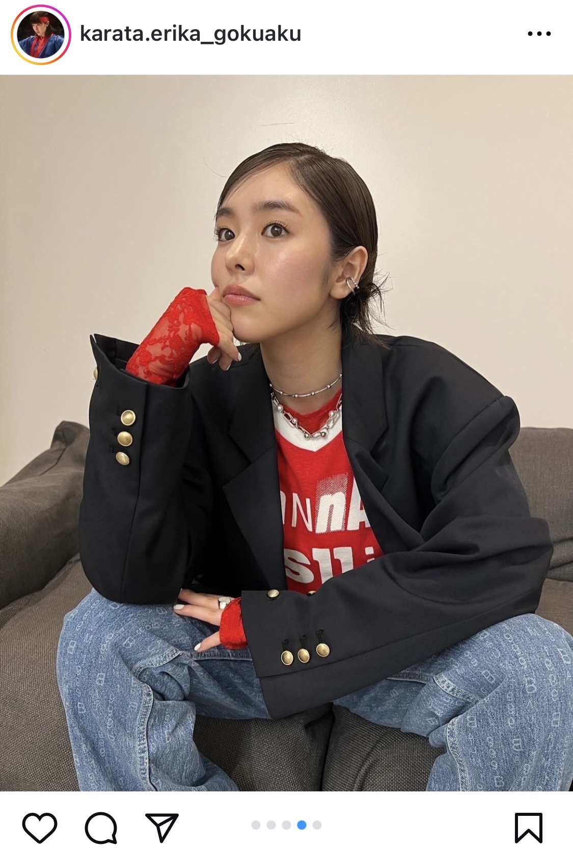 唐田えりかインスタグラムから